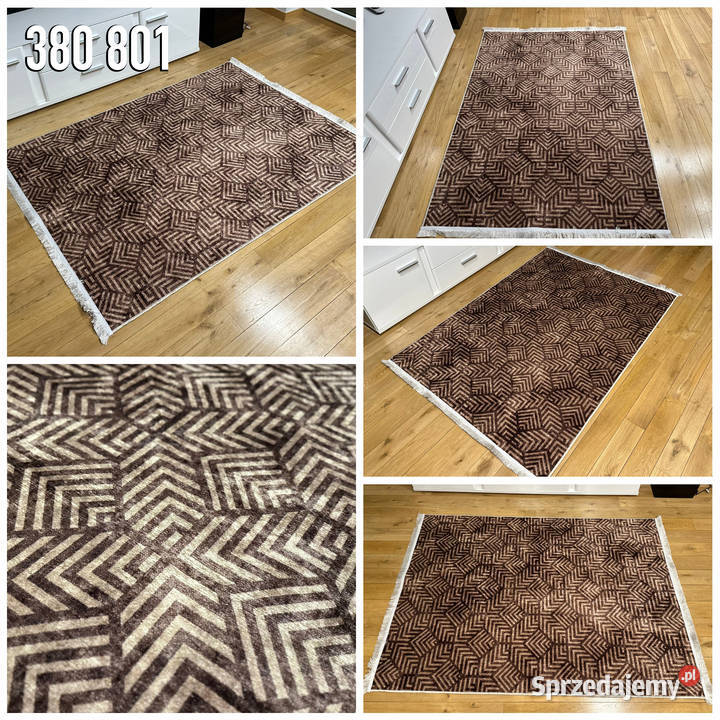 NOWOCZESNY DYWAN 130X190 PRINT 380801 CIENKI Dywany Białystok