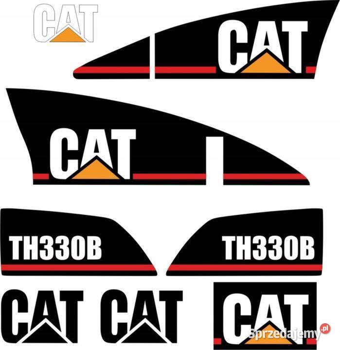 NAKLEJKI NA MASZYNĘ CAT TH330B Nakło nad Notecią