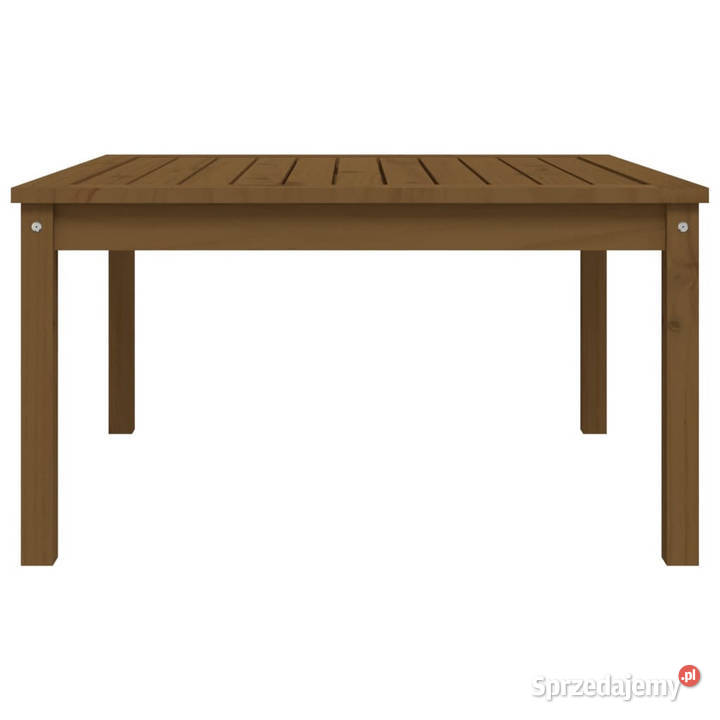 Stolik ogrodowy brązowy 825x825x45 lite drewno Warszawa