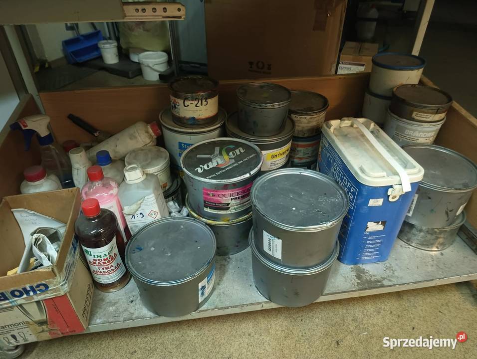 Farby offsetowe małopolskie Olkusz sprzedam