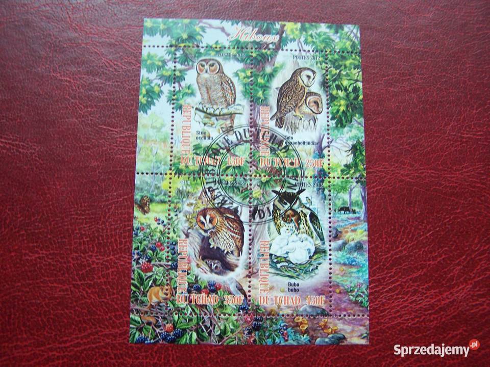 Czad 2012 CTO Fauna Ptaki Sowy Tychy