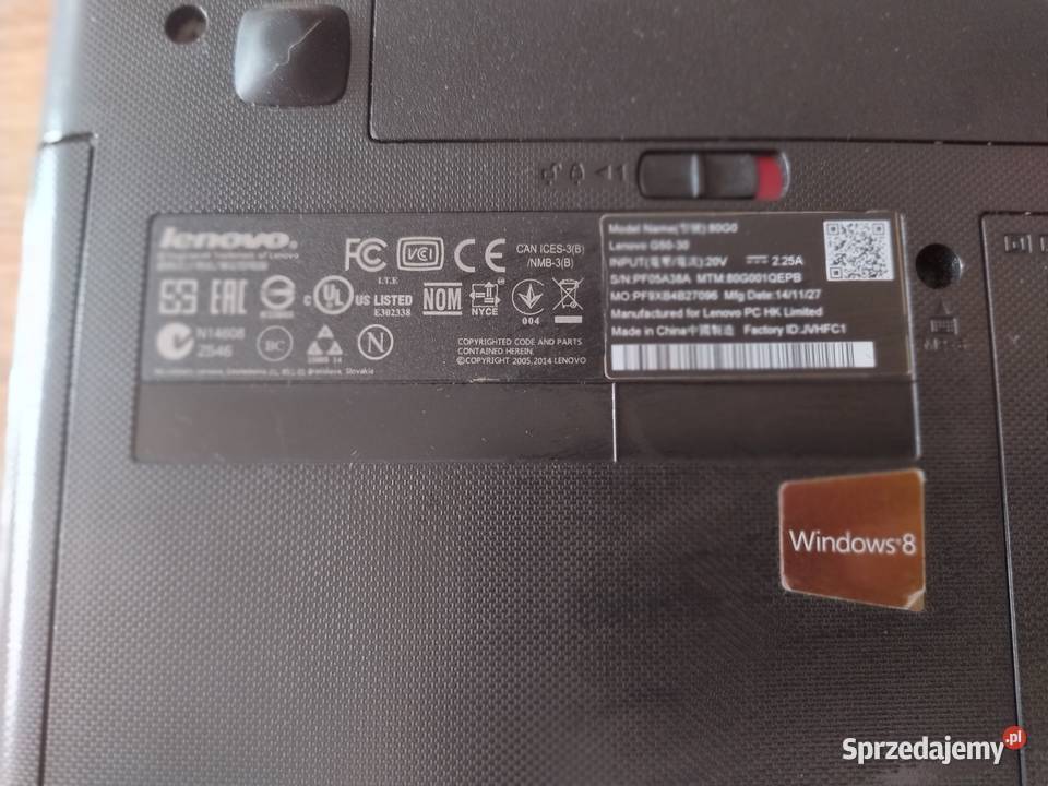 Laptop Lenovo G50 30 156 Tarnobrzeg sprzedam