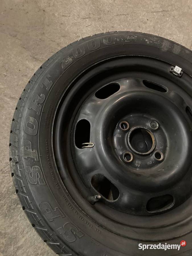 Koło zapasowe zapas lewarek klucz zestaw vw polo Chodów
