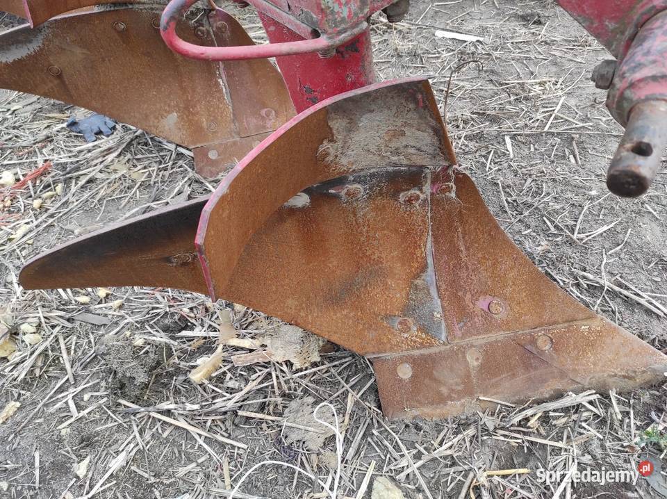 Pług 3 skibowy odkładnie półśrubowe nieuszkodzony Groszki