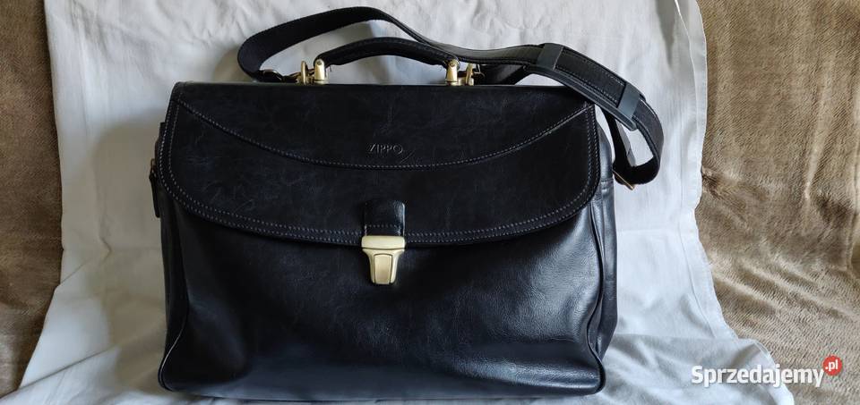 Teczka aktówka męska Zippo skóra naturalna Do ręki  Warszawa