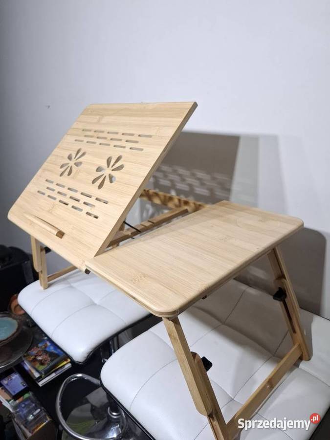Drewniany stolik pod laptopa podstawka Kraków