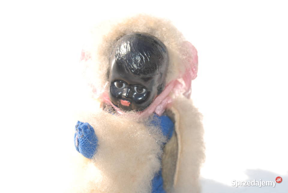 Stara zabawka lalka miniaturowa mini unikat Cieszyn