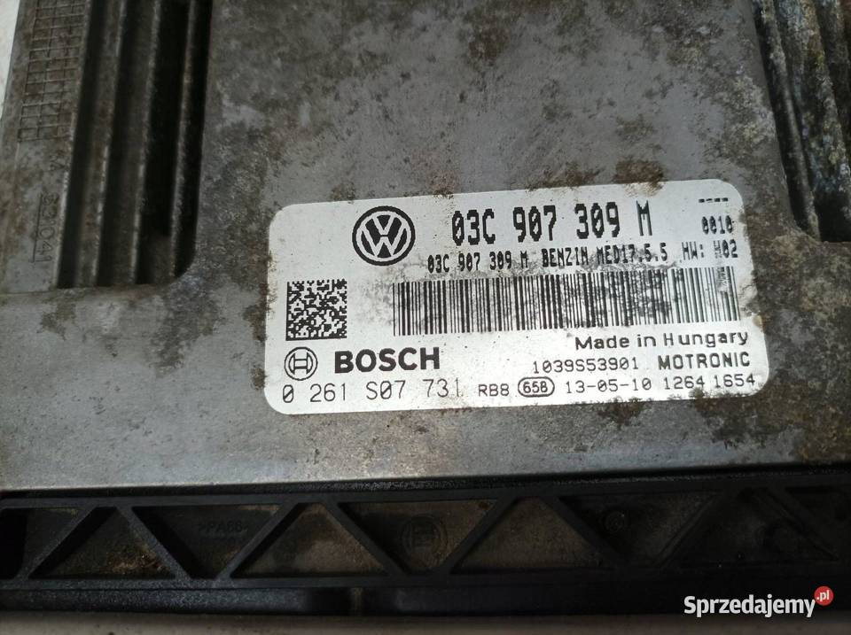 STEROWNIK SILNIKA 03C907309M 0261S07731 14 B 160 świętokrzyskie