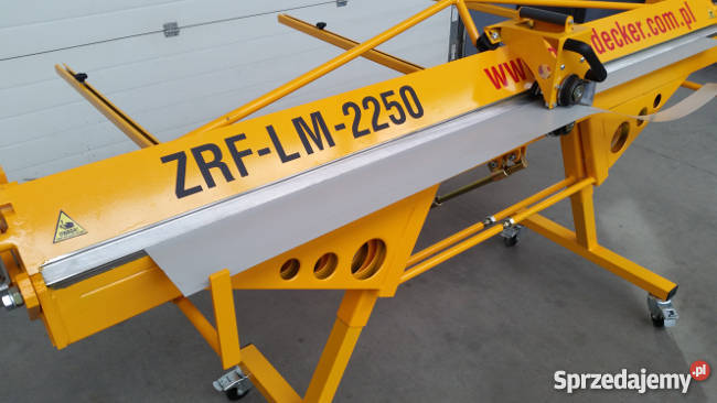 Zaginarka giętarka ZRFLM 1250 mm 3250 mm Wrocław