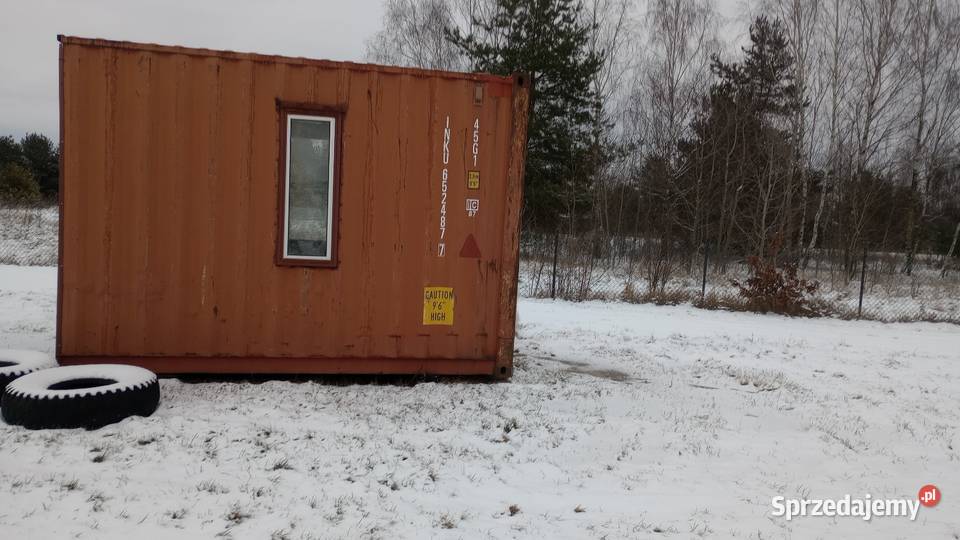 Kontener morski stróżówka garaż