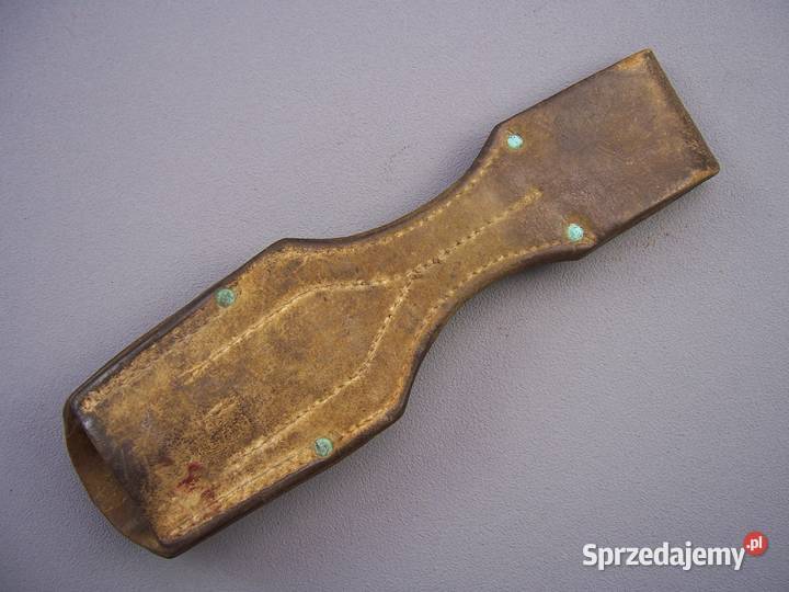 Żaba do bagnetu skórzana Militaria zachodniopomorskie Goleniów