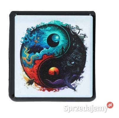 Metalowa Papierośnica z Nadrukiem Motyw Żywioły Ostrowy nad Okszą