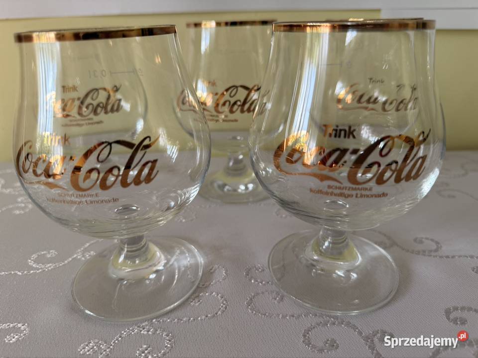 Szklanki CocaCola Retro Złote Lata 70 Zestaw 5 Czerwionka-Leszczyny