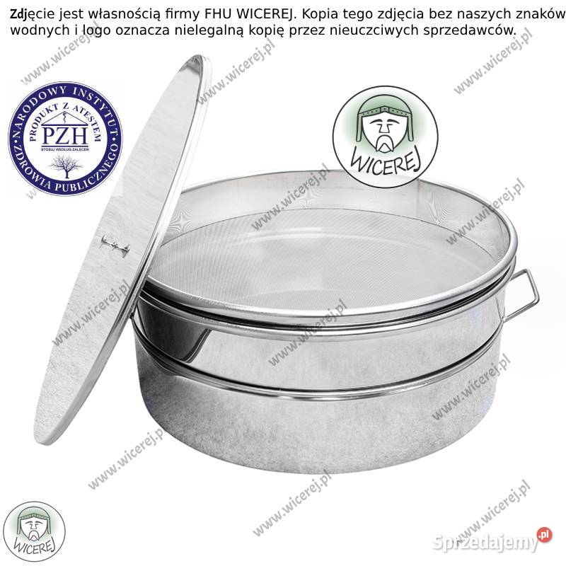 Nierdzewny Odstojnik Pojemnik do miodu poj 30L z