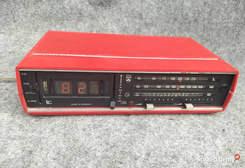 Zegar taśmowy radio Grundig Sonoclock b20 Dom i Ogród sprzedam