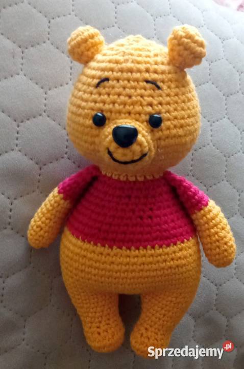 Maskotki wykonane na szydełku Łask