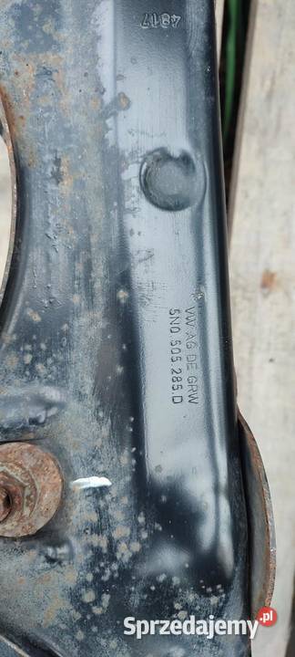 VW TIGUAN II ZAWIESZENIE WÓZEK SANKI TYŁ 4X4