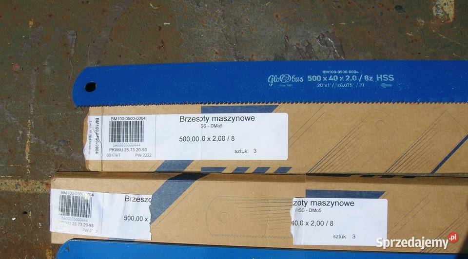 BRZESZCZOT MASZYNOWY 500x40x208 GLOBUS Sosnowiec