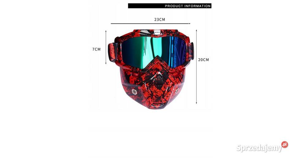 MASKA GOGLE OKULARY CROSS MOTOCYKLA ROWERU QUADA Mysłowice