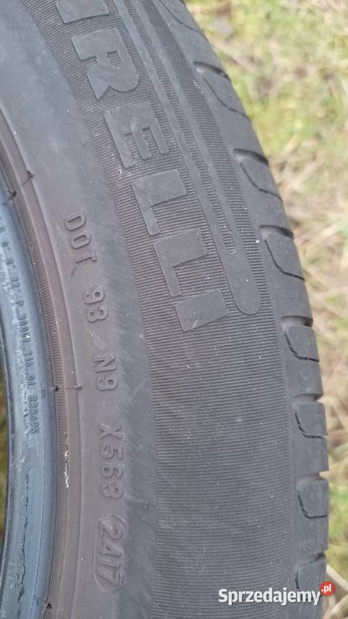 Opony Pirelli 17 20555 raz zamontowane 55 Sarbinowo