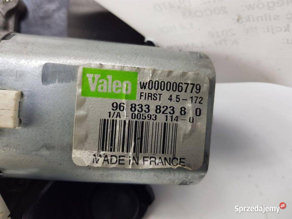 MECHANIZM WYCIERACZEK TYŁ CITROEN C3 9683382380 Lipno