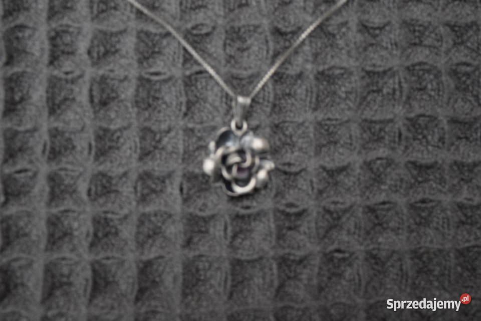 Łańcuszek Srebrny z Zawieszką Dł44 Próba Olsztyn