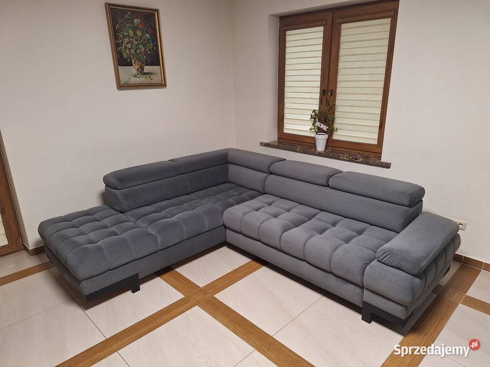 WERSAL Narożnik Wypoczynek welurowy z funkcją Borki sprzedam