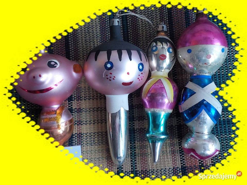 bombki choinkowe z PRL odbior osobisty zestaw Warszawa