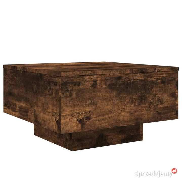 Stolik kawowy przydymiony dąb 55x55x31 WM836571 Warszawa