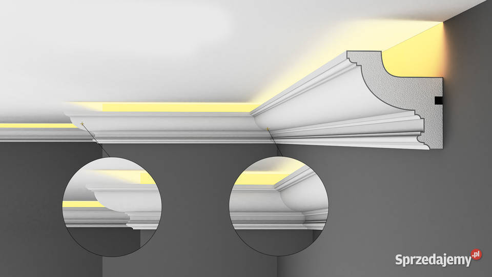 gzyms led sztukateria do wnętrz utwardzana SGL7 Kraków sprzedam