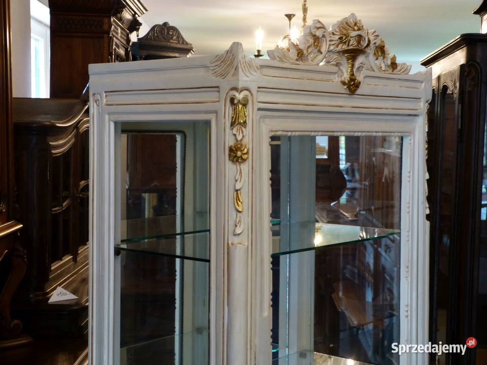 Witryna ludwikowska ecru sklep Dąbrowa Górnicza