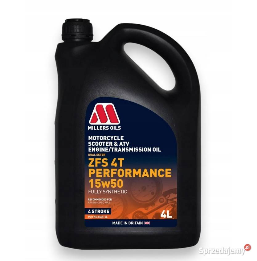 MILLERS OILS ZFS 4T PERFORMANCE 15W50 4L sprzedam