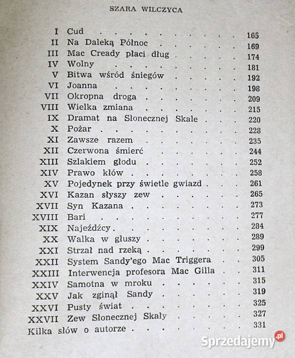 Włóczęgi północy Szara Wilczyca James Oliver Rok wydania 1963 Chełm