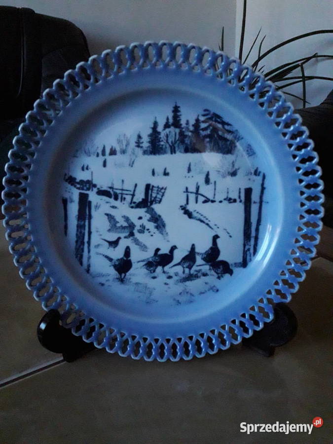 Zestaw talerzy dekoracyjnych Bing Grndahl lata