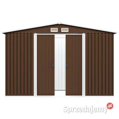 Szopa ogrodowa brązowa 257 x 205 x 178
