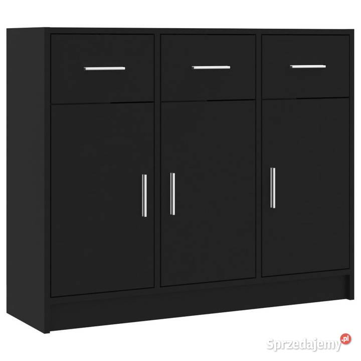 Szafka czarna 91x28x75 materiał drewnopochodny Warszawa