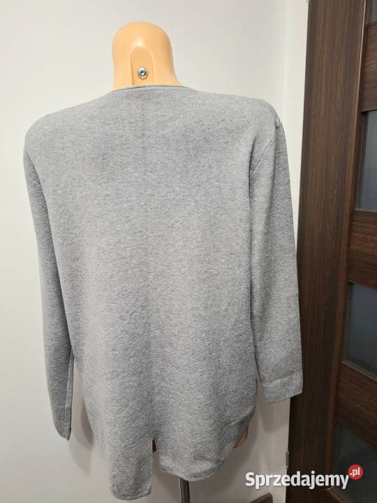 4042 Swetr szary serca sprężysty Moda i Styl Braniewo