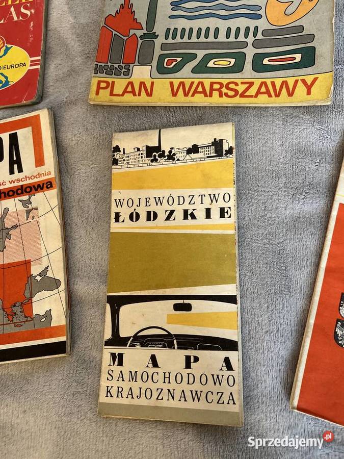 Mapy atlasy plany z PRL mapa atlas plan HIT Jasło sprzedam