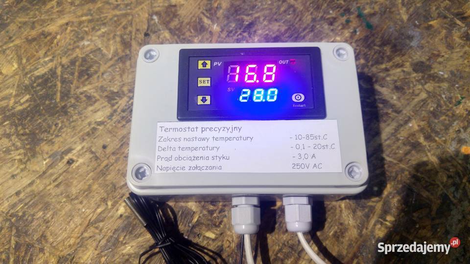 Termostat precyzyjny inkubator akwarium pompa CO Miłki sprzedam
