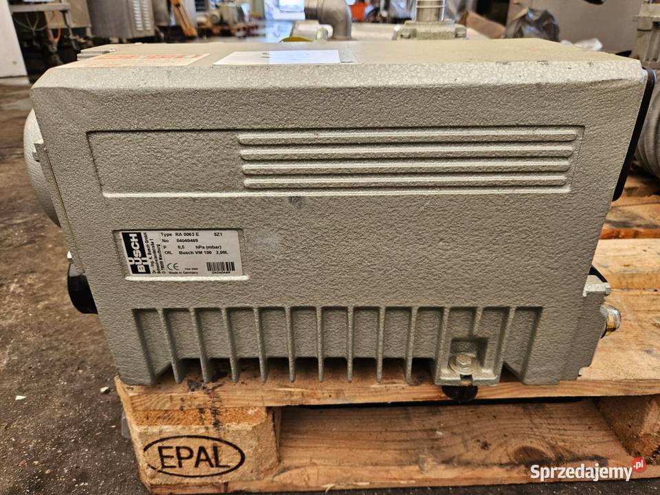 Pompa próżniowa Busch RA 0063 E 16 Biznes i Przemysł