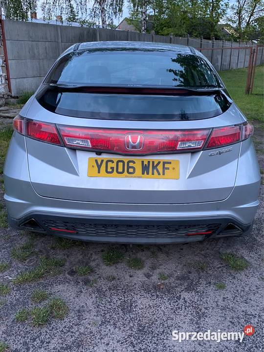 Honda civic 18 benzyna anglik 2006 v5c reflektory ksenonowe łódzkie Tomaszów Mazowiecki