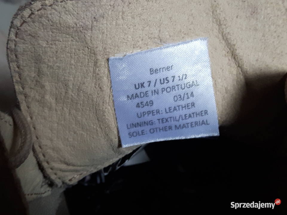 Trzewiki zamszowe męskie marki Kurt Geiger Kielce