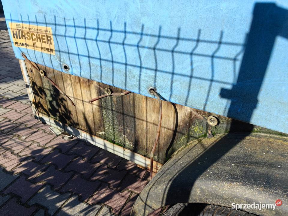 Przyczepka przyczepa samochodowa plandeka 1000 lubuskie Siedlisko