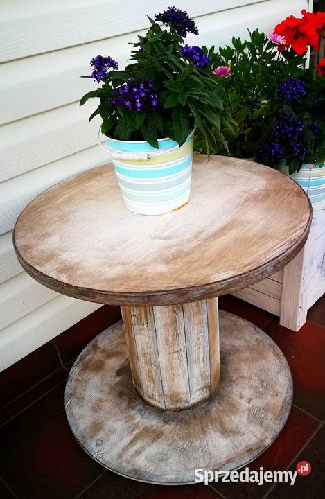 Stolik drewniany ze szpuli ława drewniana stolik Pozostałe świętokrzyskie Radków
