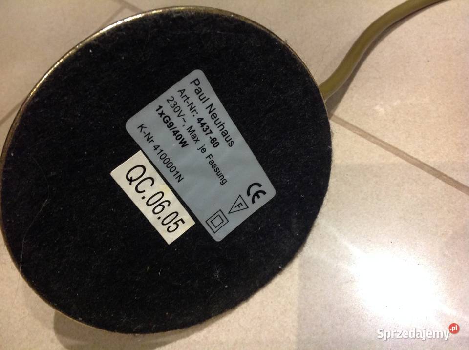 Lampa Lampka Nocna Stołowa PAUL NEUHAUS bez Nowa Sól sprzedam