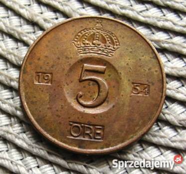 Szwecja 5 Ore 1954r Kalisz
