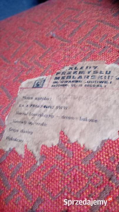 Fotel obrotowy B7041 Zakłady Przemysłu Zielona Góra