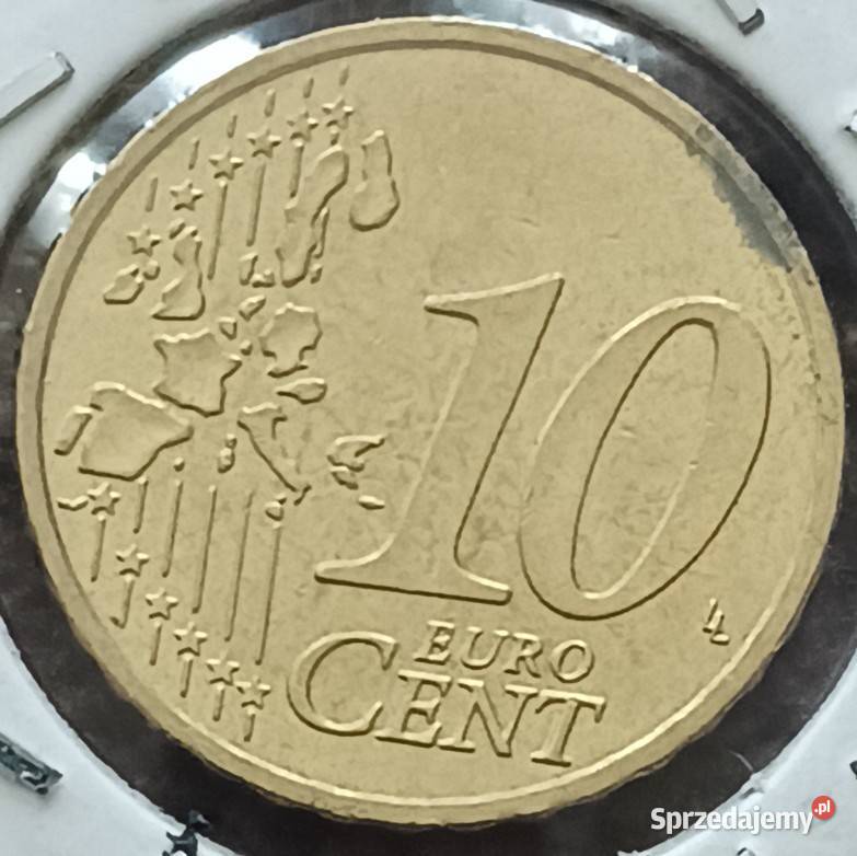 10 Centów Niemcy 2002 r men J Antyki, Sztuka, Kolekcje Konin