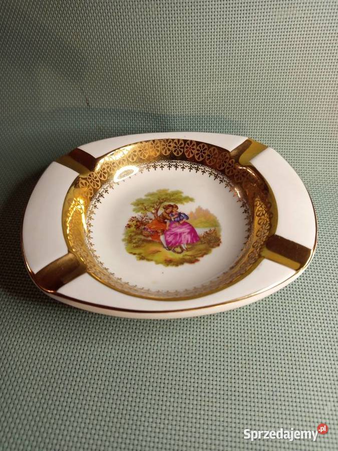 Popielnica ręcznie malowana Porcelana Francuska Warszawa