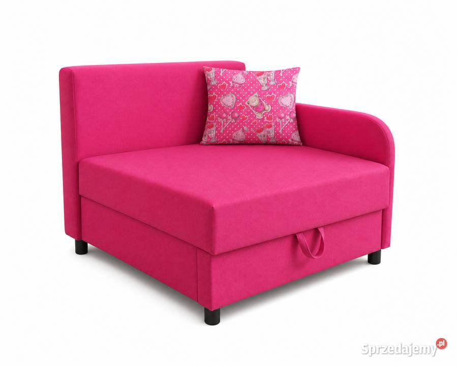 Sofa Rozkładana Jednoosobowa z Poduszką Kępno